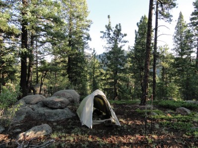 First campsite.