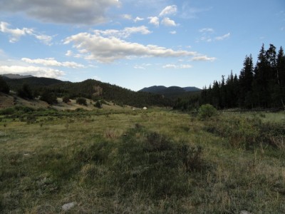 Rock Creek with Miller Ranch in the far field. Rock Creek with Miller Ranch in the far field.