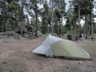 Fifth campsite at Kenosha Pass Campground.