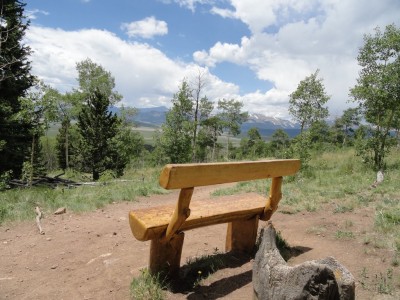 Bench at Segment 6, Mile 2.0.