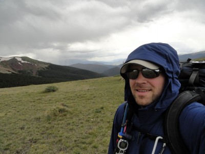 On the Continental Divide at Georgia Pass. On the Continental Divide at Georgia Pass.