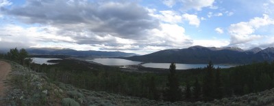 Twin Lakes, on the way the Mt Elbert Trailhead. Twin Lakes, on the way the Mt Elbert Trailhead.