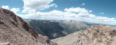 Panorama near the summit.