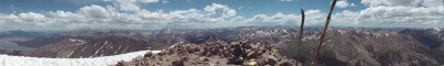 Wide panorama showing views East, South, and West.