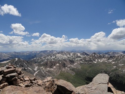 View from summit looking Southwest.